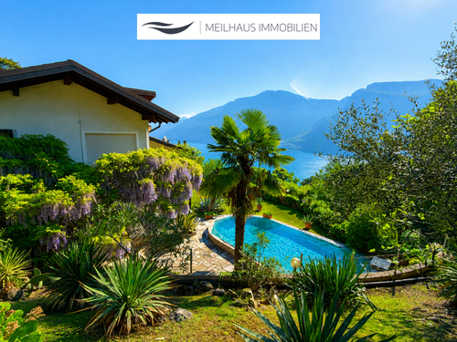 Haus mit mediterranem Garten - Haus mit Pool und mediterranem Garten nahe LIMONE Tremosine
