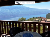 Balkon mit Seeblick - 2 Zimmer Dachgeschoßwohnung zum Kaufen in Pregasio di Tremosine