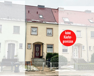 HORN IMMOBILIEN ++ Neubrandenburg Vogelviertel, gepflegtes Reihenmittelhaus mit Garage und Terrasse
