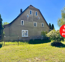 HORN IMMOBILIEN ++ ein Haus bei Brüssow, mit viel Platz und einem großen Garten in sehr ruhiger Lage - Brüssow / Bagemühl