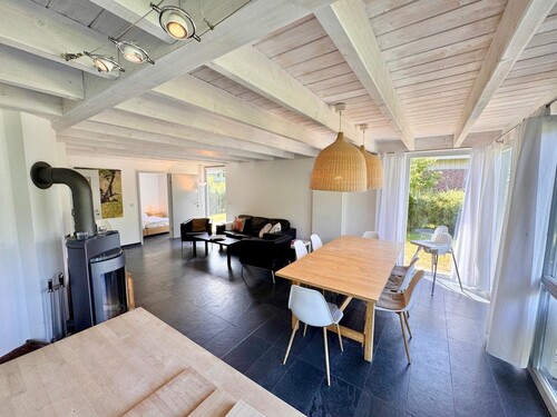 Wohnzimmer - 5 Zimmer Ferienhaus in Röbel/Müritz