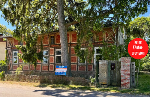 Einfamiliehaus in Bergholz - HORN IMMOBILIEN ++ denkmalgeschütztes Fachwerkhaus in Bergholz bei Löcknitz