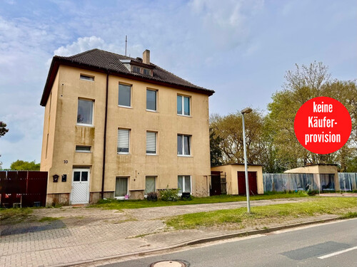 Mehrfamiliehaus in Penkun - HORN IMMOBILIEN++ Dreifamilienhaus in Penkun mit großem Grundstück