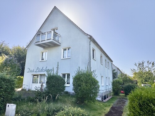 Hausansicht Giebelseite - 12 Zimmer Mehrfamilienhaus, Wohnhaus zum Kaufen in Rechlin