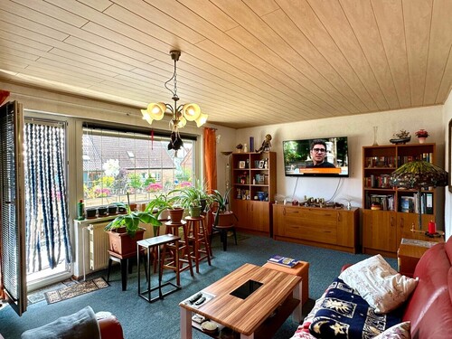 Wohnzimmer - 6 Zimmer Einfamilienhaus zum Kaufen in Galenbeck