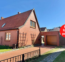 HORN IMMOBILIEN++ Neubrandenburg, Doppelhaushälfte mit Keller, Garage und Nebengelass