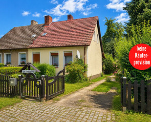 HORN IMMOBILIEN ++ Doppelhaushälfte im idyllischen Staffelde bei Gartz (Oder) - Mescherin / Staffelde