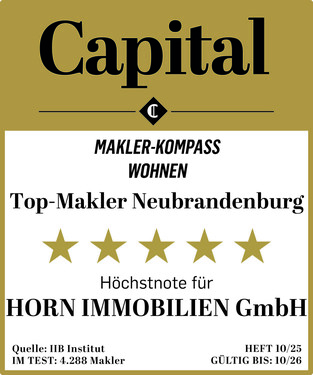 Siegel Wohnen 5 Sterne Neubrandenburg Horn Immobilien - Grundstück in Eggesin zum Kaufen