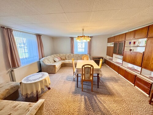 Wohnzimmer - 3 Zimmer Doppelhaushälfte in Strasburg