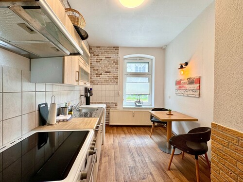 Ferienwohnung Küche mit Einbauküche - 
