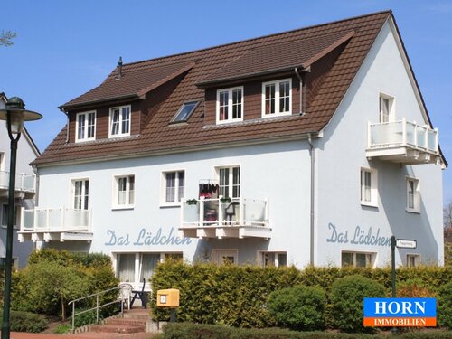 Hausansicht - HORN IMMOBILIEN ++ Rechlin an der Müritz Mehrfamilienhaus voll vermietet