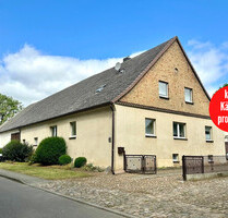 HORN IMMOBILIEN ++ ehemaliges Gründerhaus mit großem Grundstück, Milow bei Strasburg - Uckerland / Milow