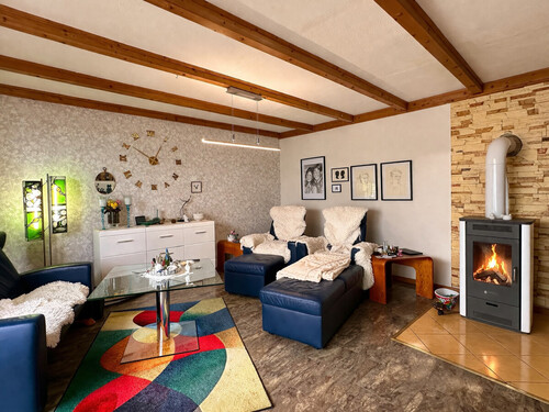 Wohnzimmer - Reihenmittelhaus mit 100,00 m&sup2; in Uckerland / Wilsickow zum Kaufen