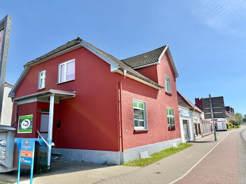 Wohn- und Geschäftshaus - HORN IMMOBILIEN++ Neubrandenburg, Wohn- und Geschäftshaus in guter Lage, mit Keller und Stellplatz