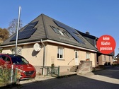 Hausansicht - HORN IMMOBILIEN ++ Krickow bei Neubrandenburg, Doppelhaushälfte + großes Grundstück