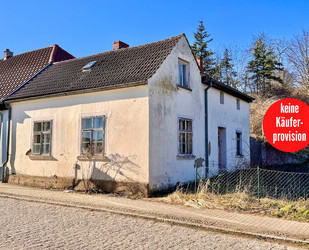 HORN IMMOBILIEN ++kleines Haus mit kleinem Garten in Penkun, sanierungsbedürftig