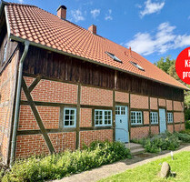 HORN IMMOBILIEN ++ großes stilvolles Fachwerkhaus in Rumpshagen bei Penzlin mit vielen Extras! - Ankershagen / Rumpshagen