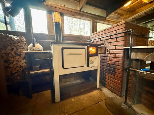 Holz-Kohleherd 