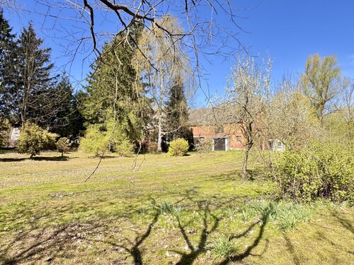 Garten - Doppelhaushälfte mit 97,00 m&sup2; in Belling zum Kaufen