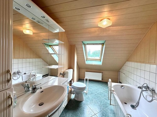 Badezimmer - Doppelhaushälfte mit 68,00 m² in Anklam / Gellendin zum Kaufen
