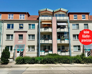 HORN IMMOBILIEN++ RESERVIERT! Neubrandenburg, 3-Raum Eigentumswohnung im EG mit Einbauküche und Balkonverglasung