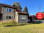 Doppelhaushälfte - HORN IMMOBILIEN++ Doppelhaushälfte in Rossow, sanierungsbedürftig mit kleinem Garten
