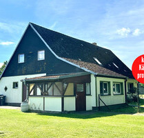 HORN IMMOBILIEN ++ großzügiges Wohnhaus mit Einliegerwohnung und Nebengelass in Ducherow