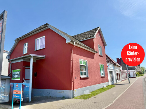 Wohn-und Geschäftshaus - HORN IMMOBILIEN++ Neubrandenburg, Wohn- und Geschäftshaus in guter Lage, mit Keller und Stellplatz