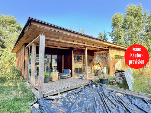 Feriehaus in Gegensee - HORN IMMOBILIEN ++ Erholungsgrundstück in Gegensee – Naturidylle nahe dem Stettiner Haff
