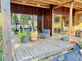 Terrasse - 1 Zimmer Ferienhaus zum Kaufen in Ahlbeck / Gegensee