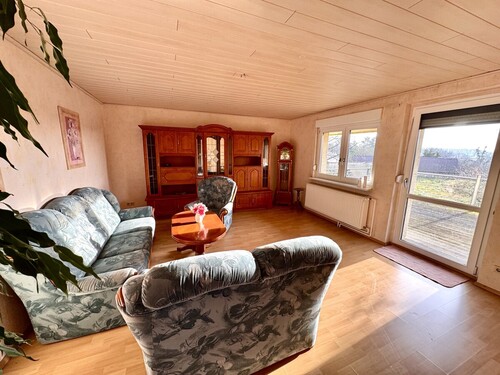 Wohnzimmer - 5 Zimmer Einfamilienhaus in Tantow