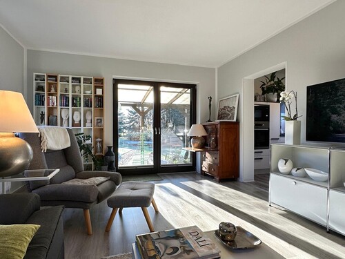 Wohnzimmer - Einfamilienhaus mit 107,00 m² in Göritz zum Kaufen