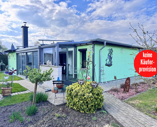 HORN IMMOBILIEN ++ Einfamilienhaus mit Wintergarten, Kamin und Gästehaus in Krugsdorf bei Pasewalk