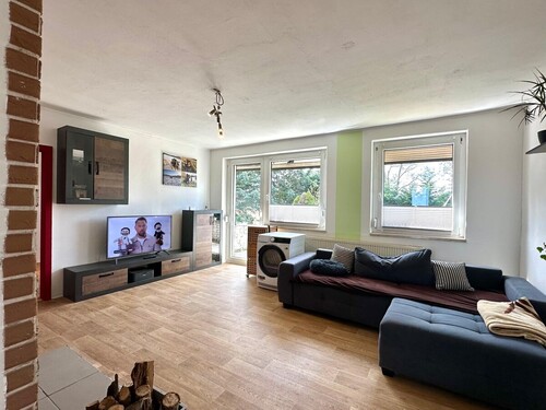 Wohnzimmer - Einfamilienhaus mit 127,00 m&sup2; in Strasburg / Gehren zum Kaufen