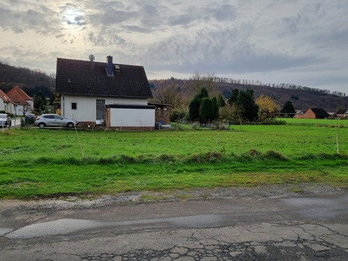 Ansicht I von Sohnreystraße aus - Grundstück in Bodenfelde