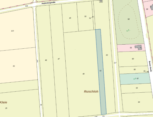 Lageplan - Ackerbau zum Kaufen in Petershagen