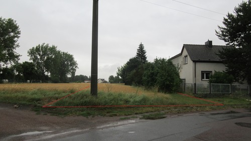 1 Straßenansicht - Grundstück zum Kaufen in Halle (Saale)