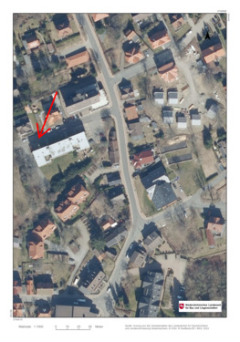 Luftbild markiert - 