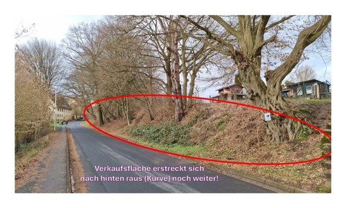 Ansicht auf Grundstück - unbebautes Grundstück in Uslar - 7.900,00 EUR Kaufpreis, ca.  2.224,00 m²