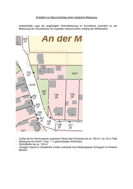 4 Bebauungsvariante Bauvoranfrage - Grundstück in Halle (Saale) zum Kaufen