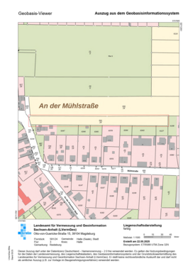 3 Liegenschaftskarte - Landwirtschaftsfläche, teilw. bebaubar für Wohnen