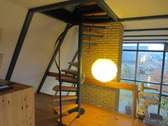 Wendeltreppe zum Dachbaden - 