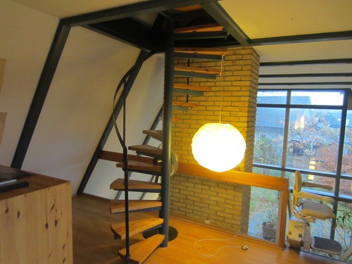 Wendeltreppe zum Dachbaden - 