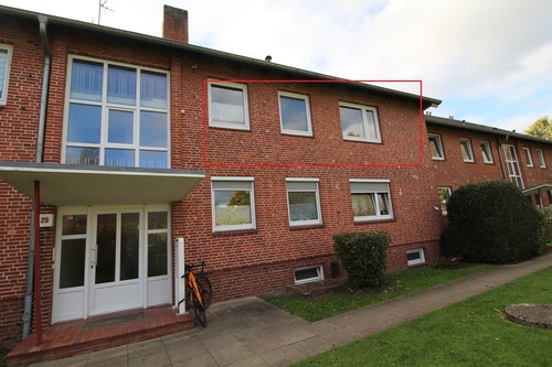 Außenansicht Vorderseite - 4 Zimmer Wohnung, auch Ideal als Kapitalanlage in 25917 Leck