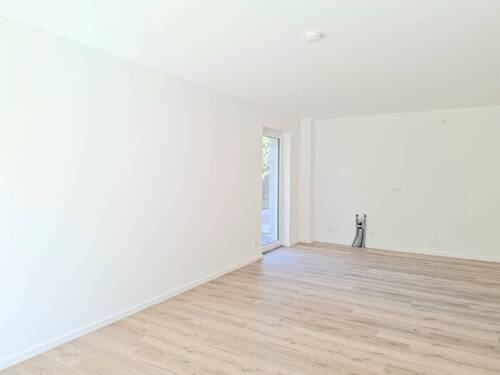 Wohnzimmer mit offener Küche - Etagenwohnung mit 63,00 m&sup2; in Herten zur Miete