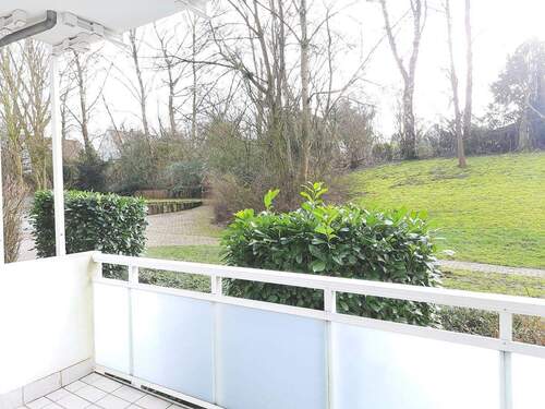 Balkon - Seniorenfreundliche Erdgeschosswohnung mit Südbalkon am Ende einer Sackgasse von Recklinghausen-Ost!