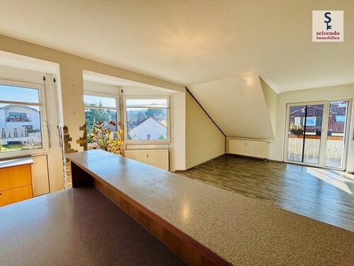 Wohnzimmer - 3- Zimmerwohnung in Straubenhardt