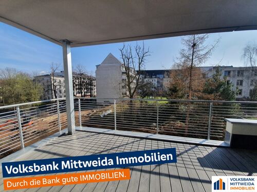Ausblick vom Balkon - Schöne 3-Zimmer-Wohnung mit Balkon im 1.OG -Neubau-Tiefgarage Fahrstuhl-