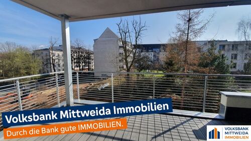 Ausblick vom Balkon - Schöne 3-Zimmer-Wohnung mit Balkon im 1.OG -Neubau-Tiefgarage Fahrstuhl-