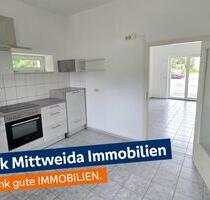 Charmantes 1-Zimmer-Apartment mit Einbauküche und Terrasse im Grünen! - Kriebstein Ehrenberg
